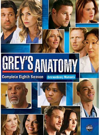 Grey’s Anatomy SEASON 8 แพทย์มือใหม่หัวใจเกินร้อย ปี 8 DVD RIP FROM HDTV 2 แผ่นจบ บรรยายไทย