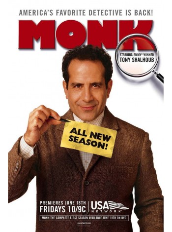 Monk Season 3 นักสืบจิตป่วน ปี 3 HDTV2DVD 4 แผ่นจบ บรรยายไทย